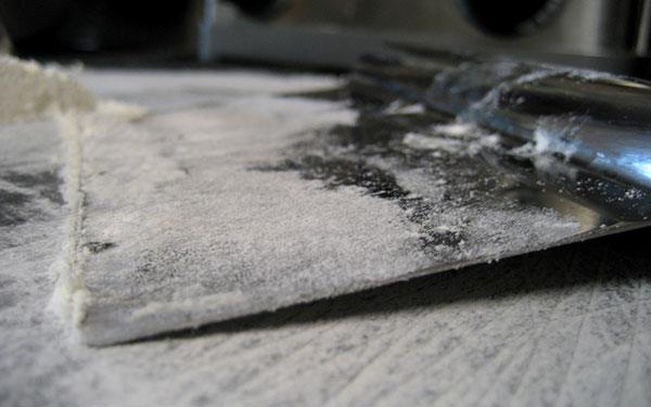 metal dough scraper