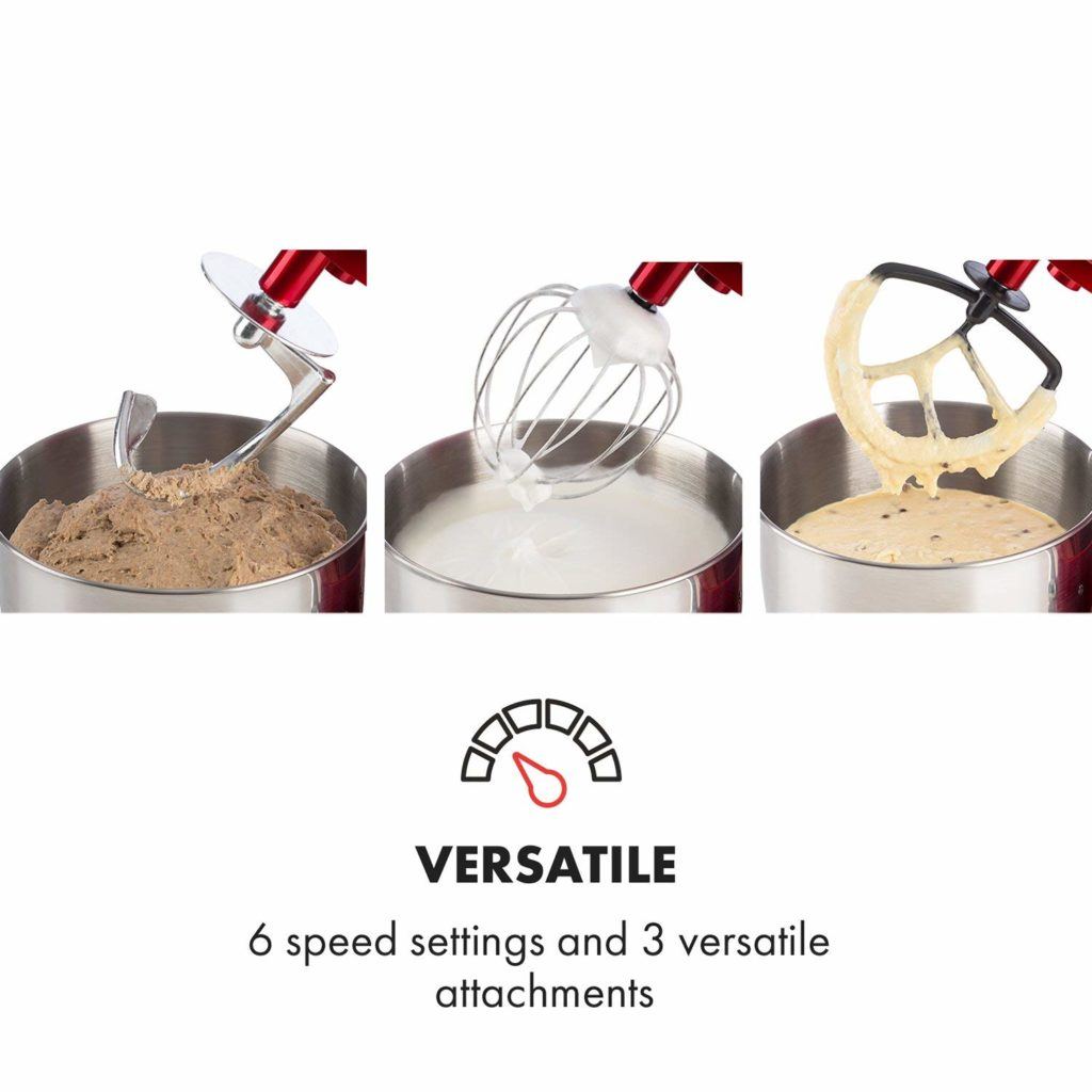 Klarstein Bella Rossa Tilt Head Stand Mixer