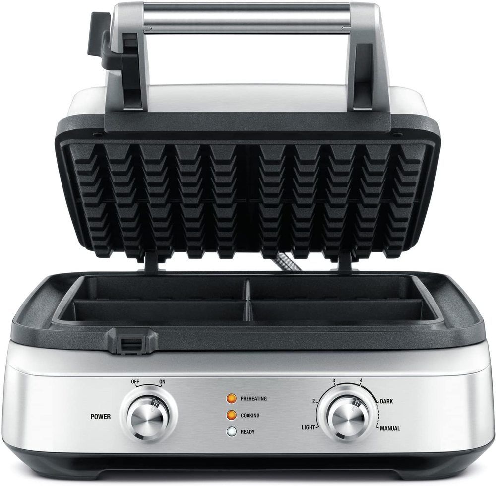 breville bwm604bss smart waffle maker brushed stainless steel