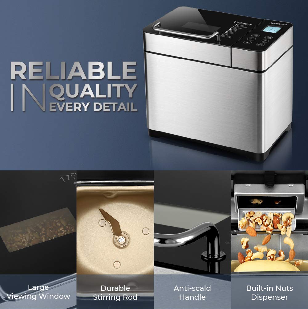 albohes bread maker machine