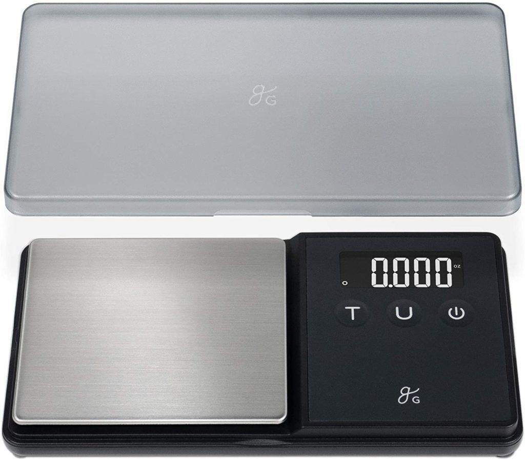 greater goods digital pocket scale isolated on white background