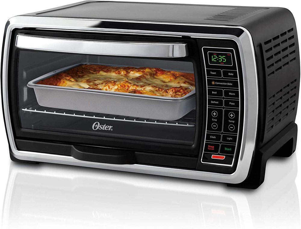 oster digital convection toaster oven isolated on white background