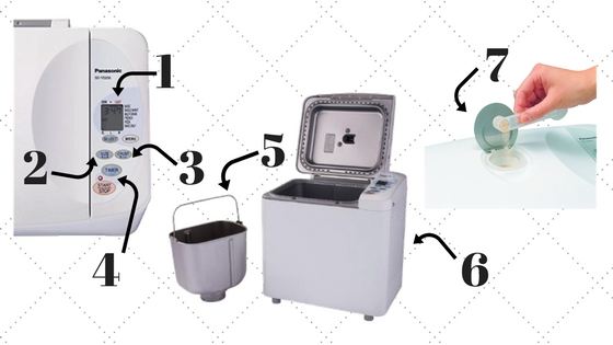 sd-yd250 automatic bread maker