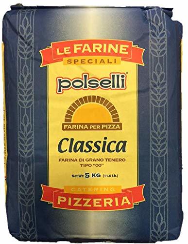 polselli classica tipo 00 double zero flour isolated on white background