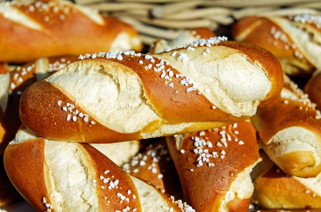 pretzel rolls