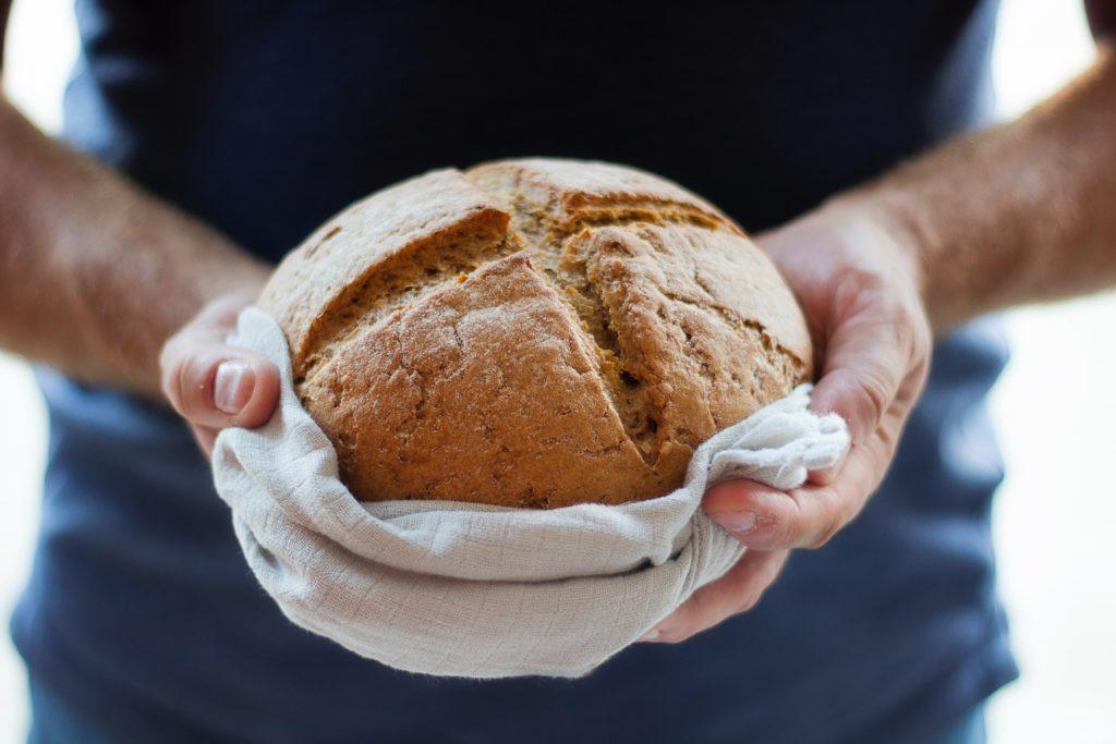 protein in bread