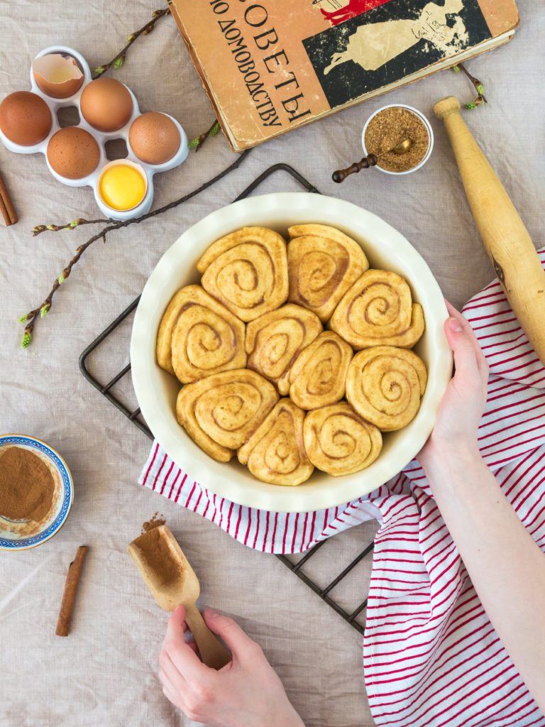overnight sourdough cinnamon rolls