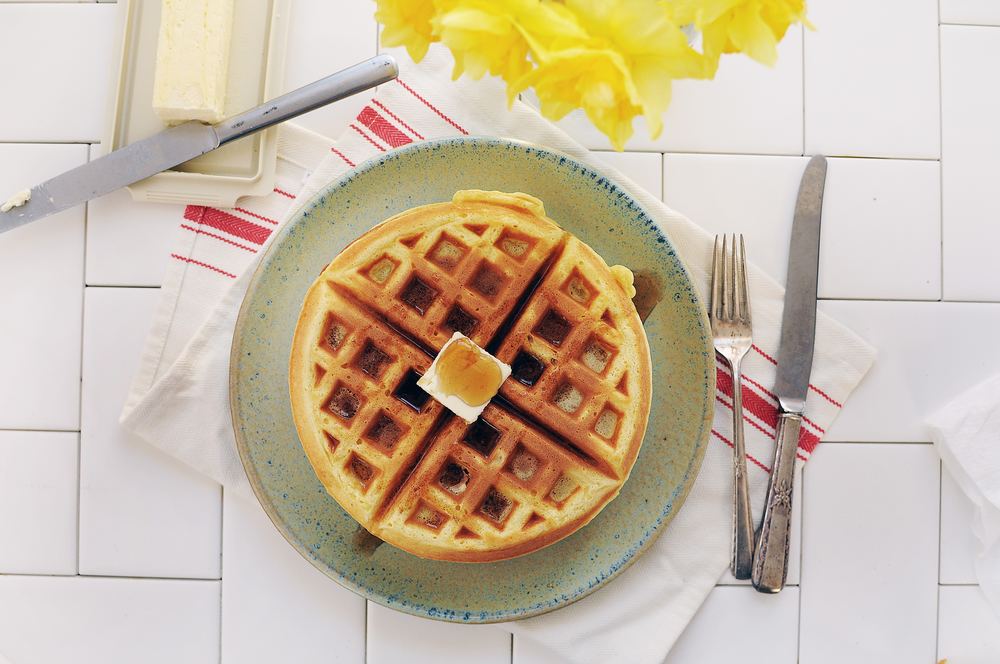 sourdough waffle recipe