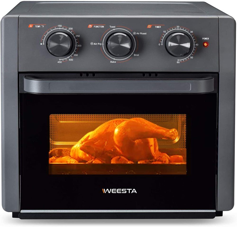 weesta air fryer toaster oven isolated on white background
