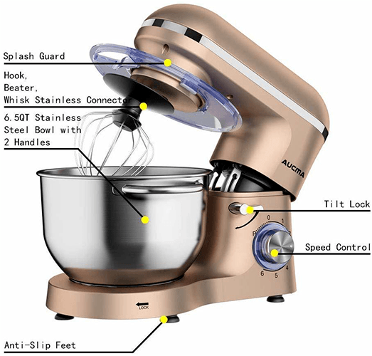 Aucma stand mixer specs